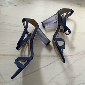 Luxury Rebel Driscoll Blue Denim Heels
